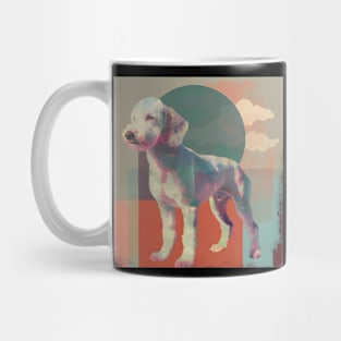 Bedlington Terrier in 70's Mug